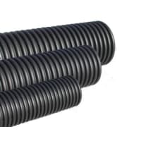 Naylor Twinwall N-Drain Unperforated Pipe 6m x 300mm Black