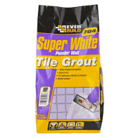 Everbuild 704 Powder Wall Tile Grout White 3kg