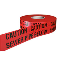 Parker Underground Warning Tape 365m Foul Sewer