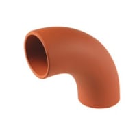 Hepworth SuperSleve 90° Bend Pipe 150mm Brown