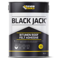 Everbuild 904 Black Jack Bitumen Roof Felt Adhesive 5L