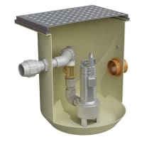 Klargester Domestic Pumping Station Single Sewage Pump Chamber 1250L