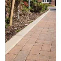 Marshalls Half Battered Straight Kerb 914 x 125 x 150mm Grey