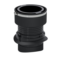 Fernco Lateral Connection for DN150 Pipe into larger Concrete Pipe Black