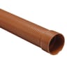 Osma UltraRib Single Socket Pipe 3m x 300mm Brown