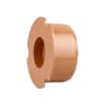 Wavin OsmaDrain Plain End Socket Plug 110mm Brown