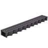 ACO HexDrain Plastic Grating Channel 1m x 125mm Black