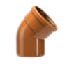 Polypipe Drain 30° Single Socket Bend 110mm