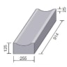 Marshalls Dished Kerb Channel 914 x 255 x 125mm