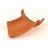 Hepworth 45° Left Hand Clay Channel Bend 100mm Brown