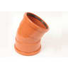 Polypipe Drain 30° Double Socket Junction 110mm Brown