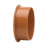 Polypipe Drain Socket Plug 110mm Brown