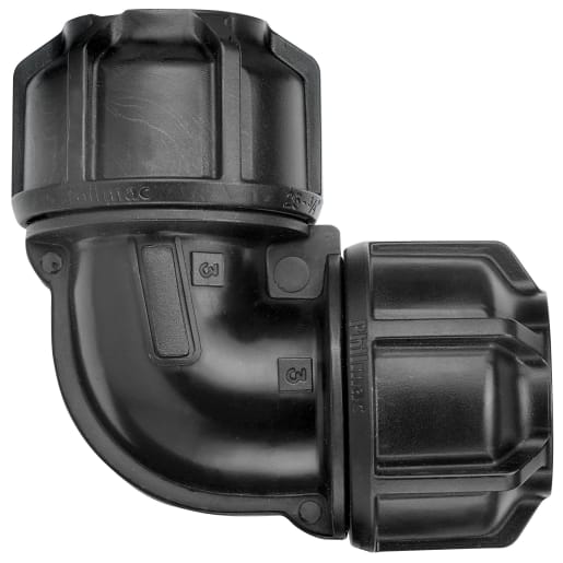 Philmac Elbow 63mm Black