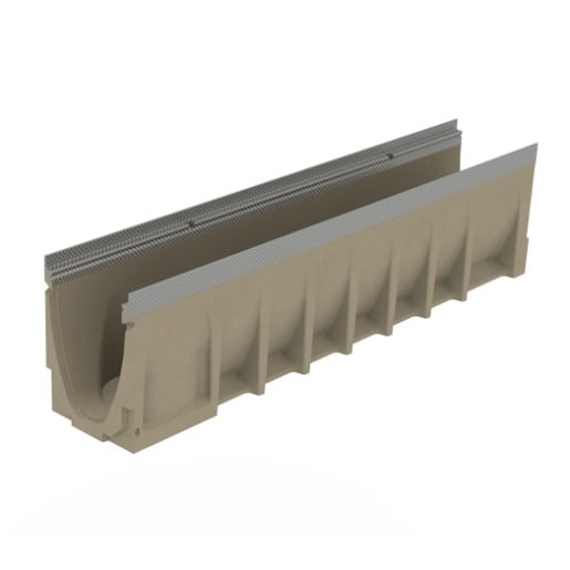 ACO MultiDrain M150D 20.0 Channel Galvanised Rail 1m x 185 x 310mm