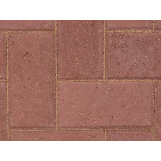 Marshalls Keyblok Block Paving 200 x 100 x 60mm Red