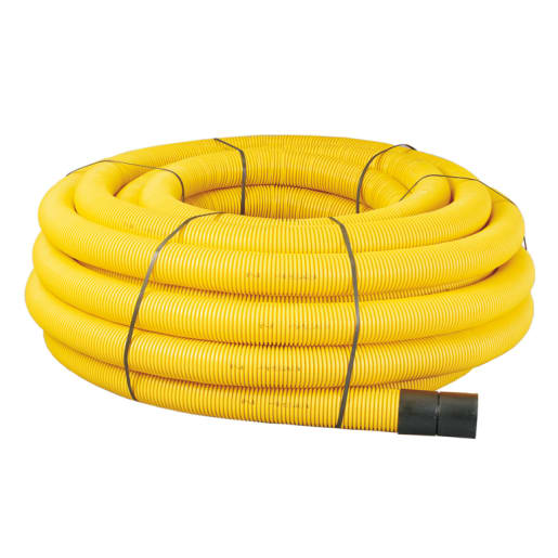 Naylor MetroFlex Twinwall Gas Duct 50m x 94 x 110mm Yellow