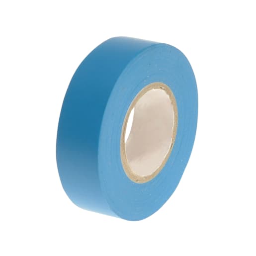 Faithfull PVC Electrical Tape 20m x 19mm Blue