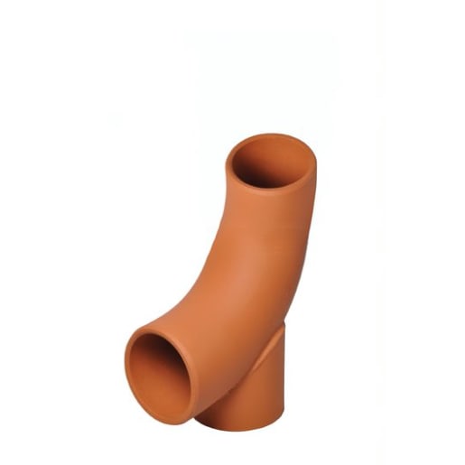 Hepworth SuperSleve 90° Rest Bend 150mm Brown