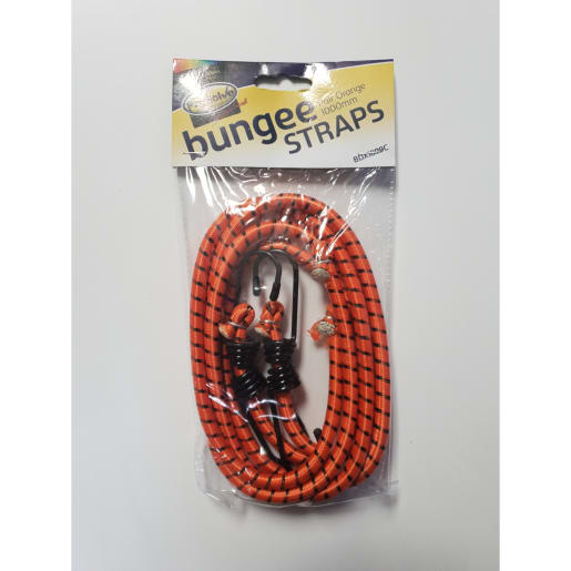 Prosolve Bungee Strap 1000mm Orange Pack of 2