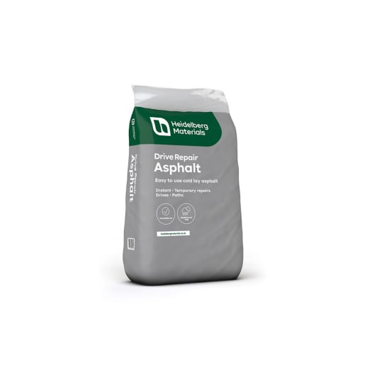 Heidelberg Materials Drive Repair Macadam Asphalt Maxipack 25kg Plastic Bag