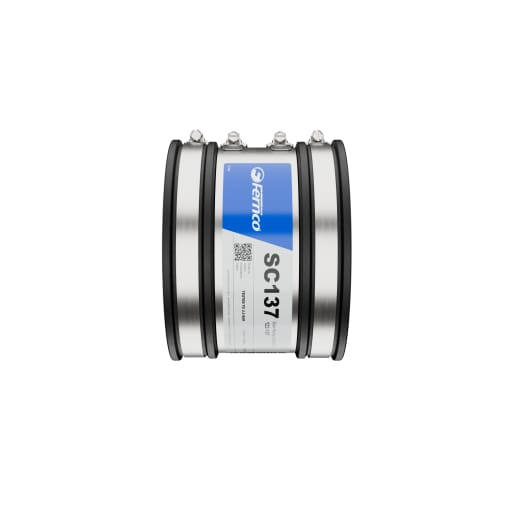 Fernco Standard Coupling 122-137mm Black