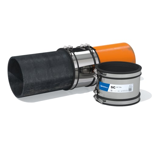 Fernco Standard Coupling 225-250mm Black