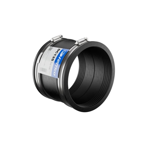 Fernco Drain Coupling 120-135mm Black