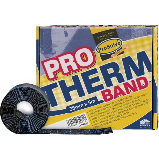 Prosolve Protherm Overbanding 5m x 35mm Black