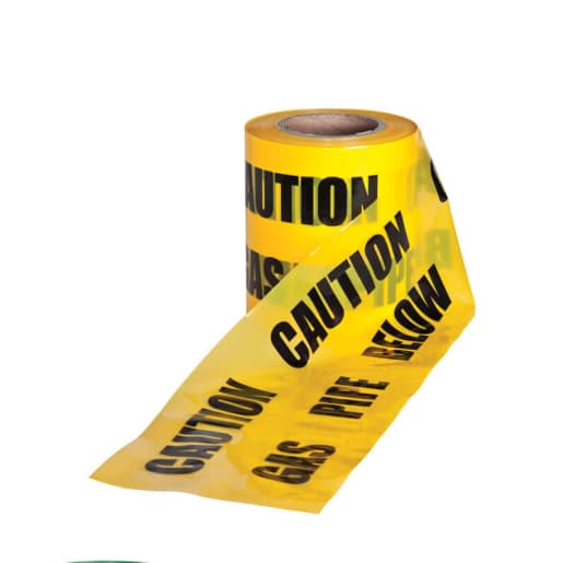 Prosolve Underground Warning Tape 365m x 150mm Gas Main